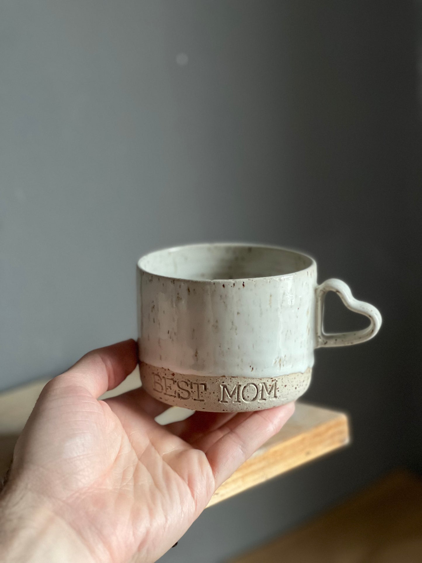 250 ml Personalized Heart handle Mug