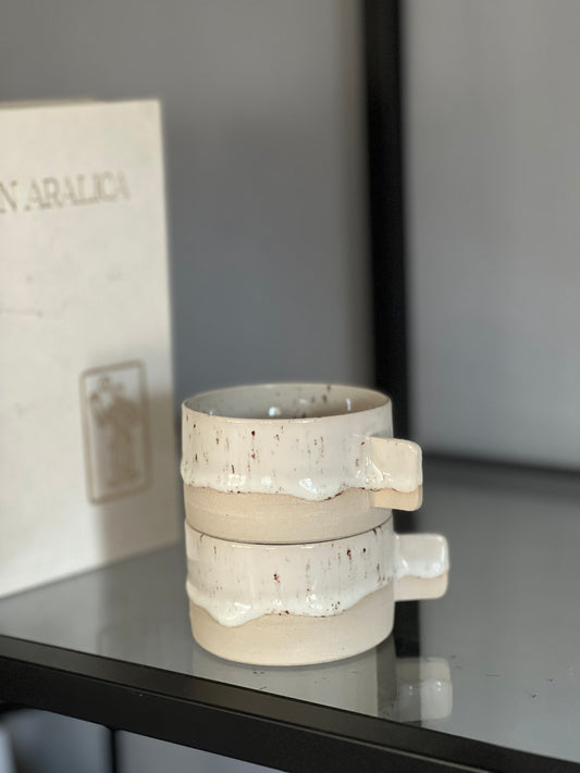 LIMITED EDITION Yera macchiato cup ~ white