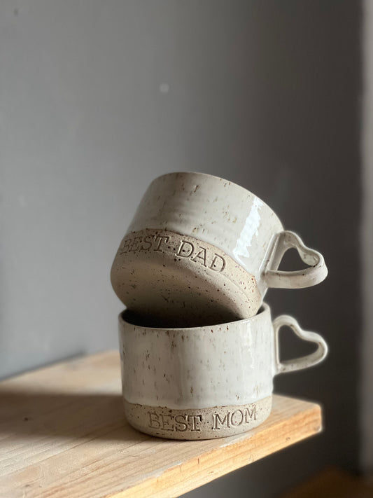 250 ml Personalized Heart handle Mug