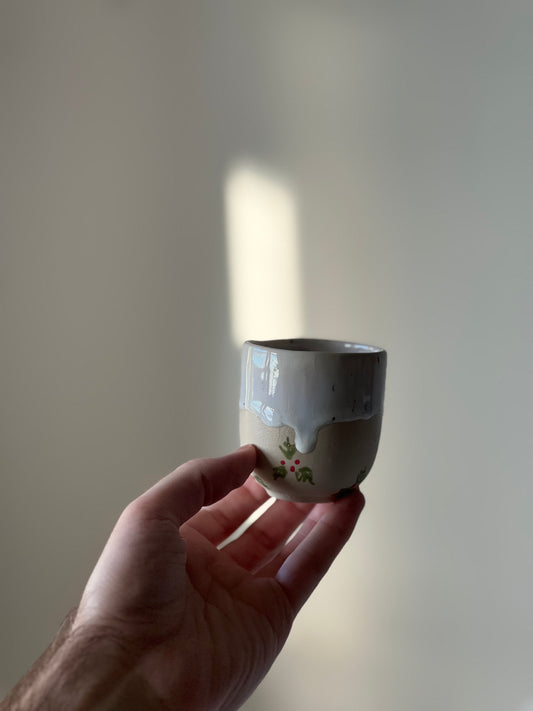 Božićna šalica BIJELA ~ 130 ml