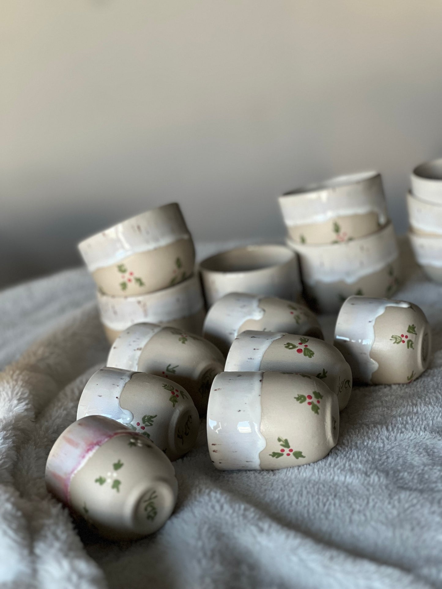 Božićna šalica BIJELA ~ 130 ml