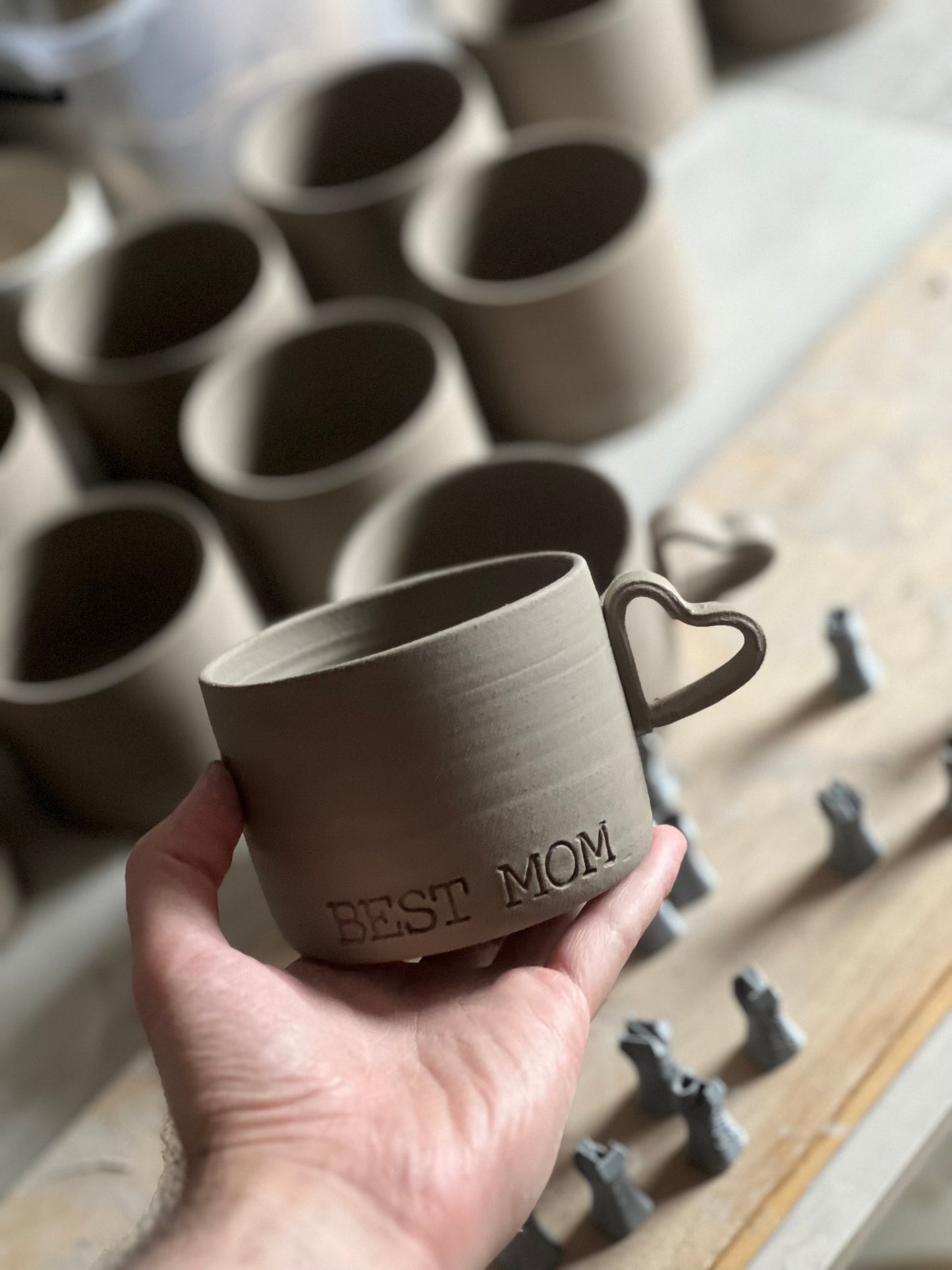 250 ml Personalized Heart handle Mug